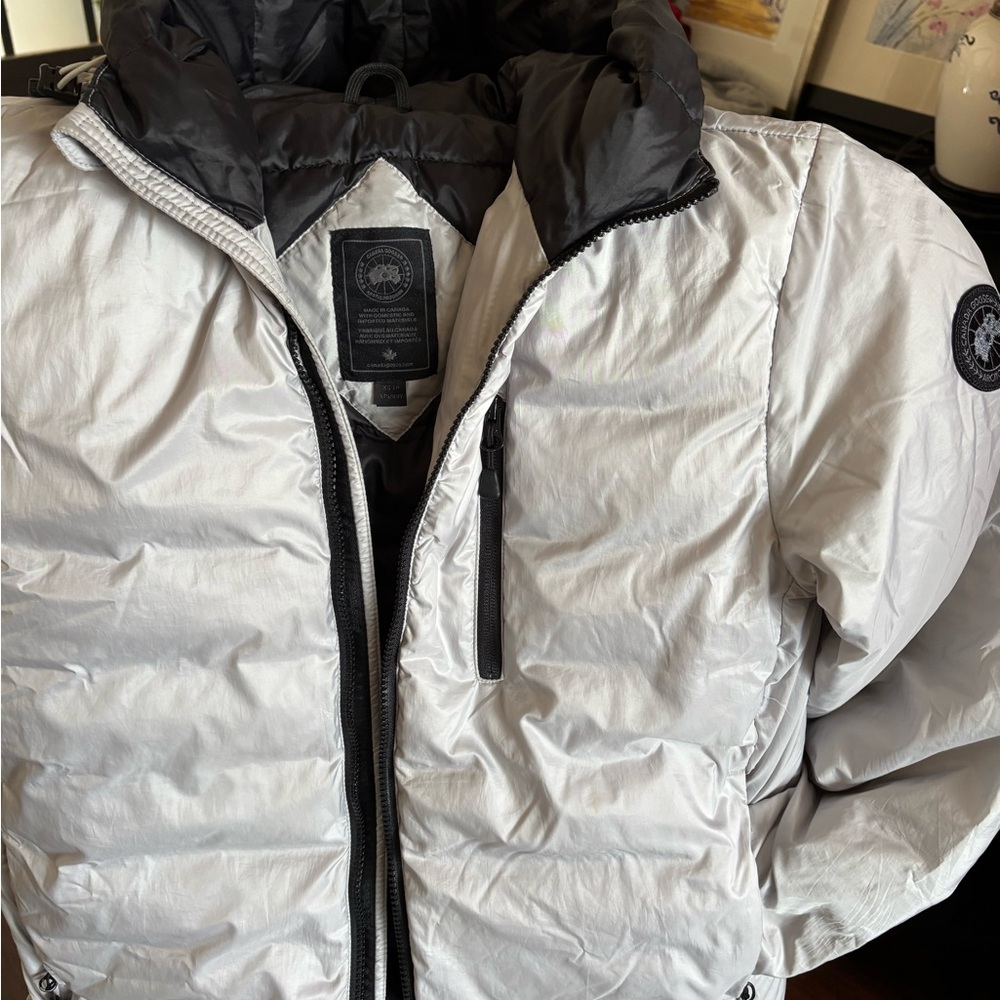 Canada Goose Men's Light Gray Puffer Jacket